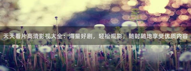 神马影院第六达达兔午夜：天天看片高清影视大全：海量好剧，轻松观影，随时随地享受优质内容